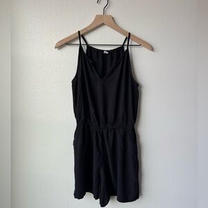 Old Navy Black Spaghetti Strap Romper